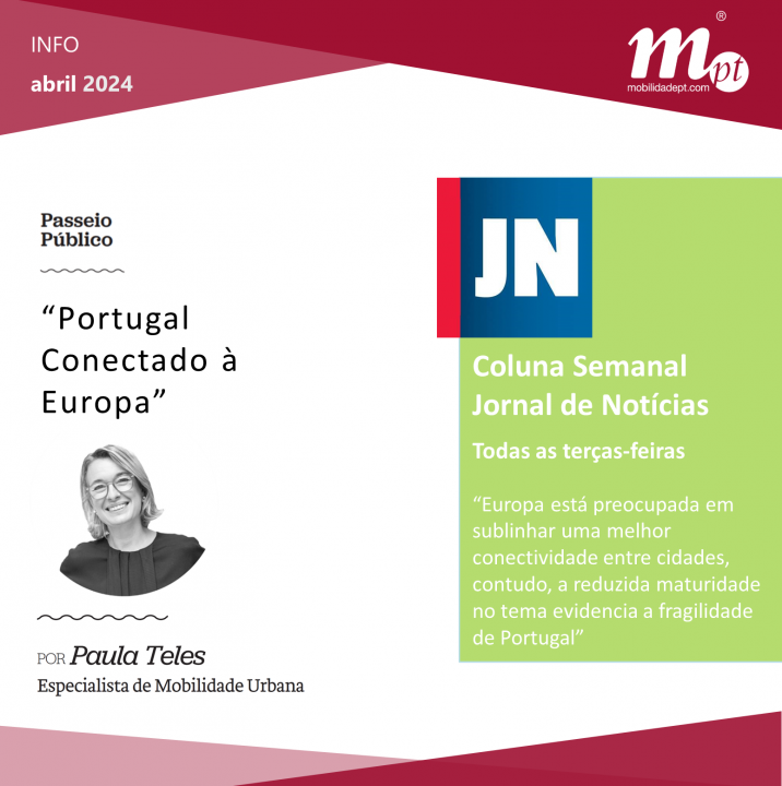 Paula Teles JN “Portugal Conectado À Europa”
