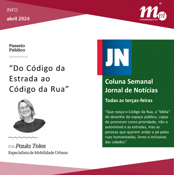 Paula Teles JN “Do Código da Estrada ao Código da Rua”
